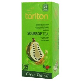 Зелений чай із саусепом Tarlton soursop tea 25 пакетів