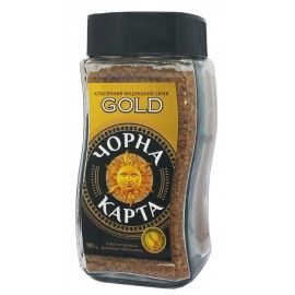 Кофе Черная Карта Gold растворимый 190 грамм