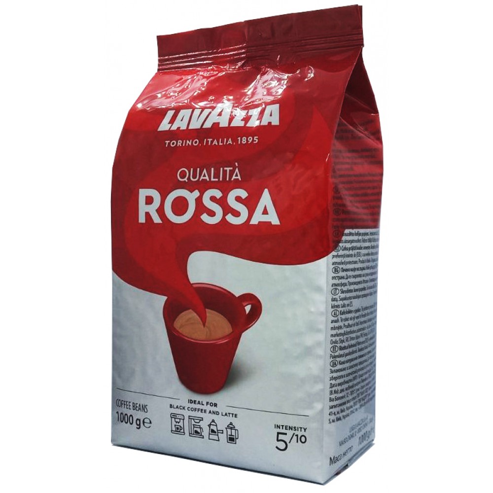Кава Lavazza Qualita Rossa 1 кілограм зерно