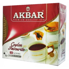 Чай Akbar чорний 100 пакетів