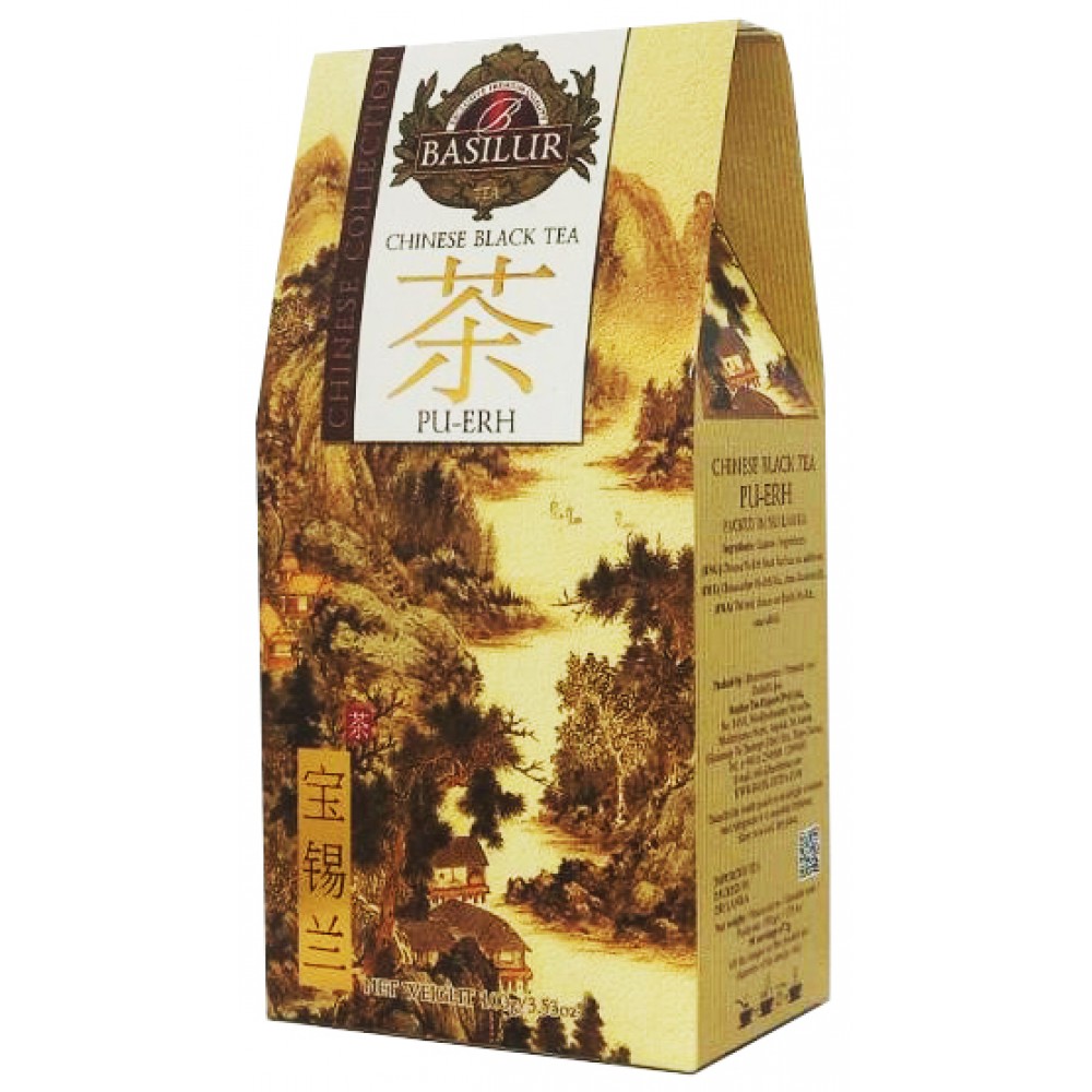 Чай чорний Basilur Китайський Пуер 100 грам