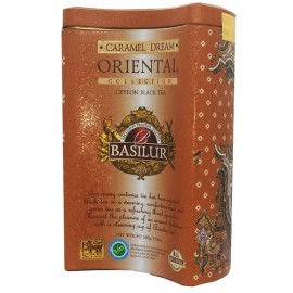 Чай черный Basilur Caramel Dream 100 грамм в металлической банке
