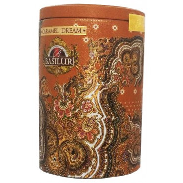 Чай чорний Basilur Caramel Dream 100 грам в металевій банці