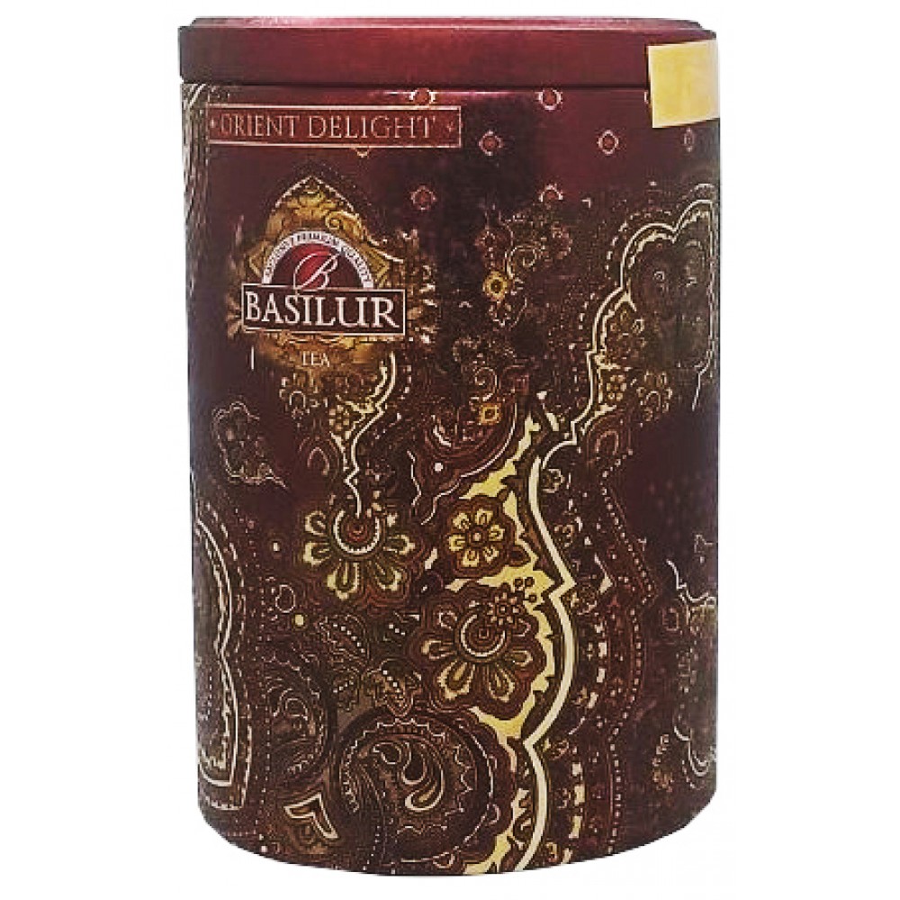 Чай черный Basilur Oriental Delight 100 грамм в металлической банке
