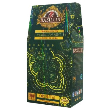 Чай зелений Basilur Moroccan Mint 100 грам