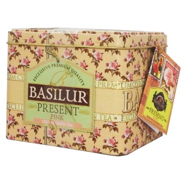 Чай Basilur Present Pink 100 грам в металевій банці