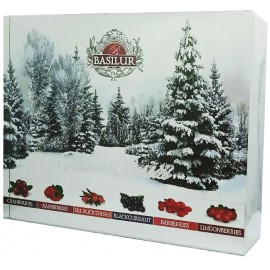 Чай Basilur Winter Berries Assorted Зимние Ягоды Ассорти 60 пакетов