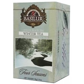 Чай Basilur Winter Tea Зимовий Пори Року 25 пакетів
