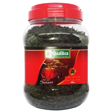 Чай "Qualitea" черный OPA 500 грамм пластиковая банка