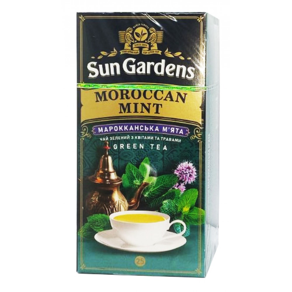 Чай Sun Gardens Марокканська м'ята 25 пакетів