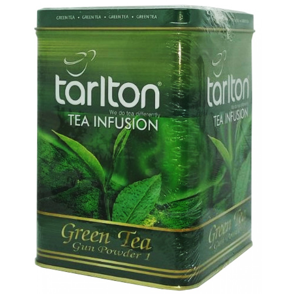 Чай Tarlton Green Gunpowder 250 грамм в жестяной банке