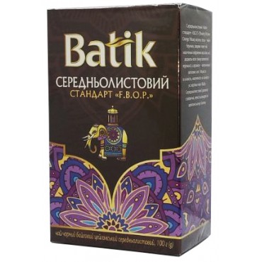 Чорний чай Батік Середньолистовий FВОР 100 грам