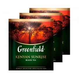 Черный чай Greenfield Kenyan Sunrise 100 пакетов