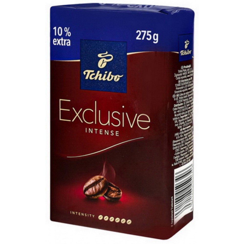 Кофе TCHIBO Exclusive Intense молотый 275 грамм