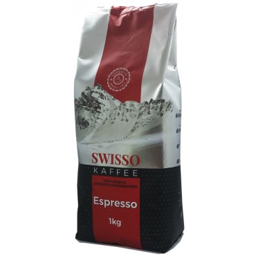 Кофе Swissо Espresso зерно 1 килограмм