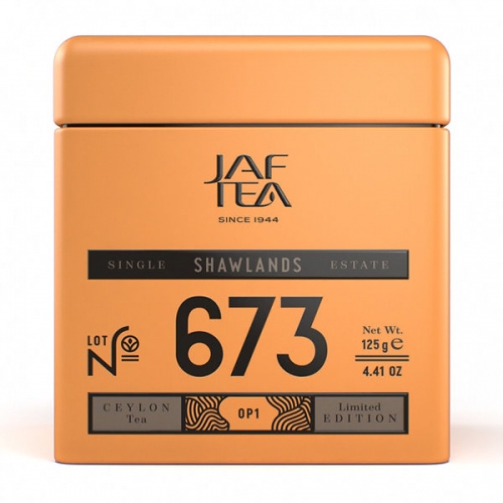 Чай "JAF" Single Estate Shawlands № 673 чорний 90 г з/б