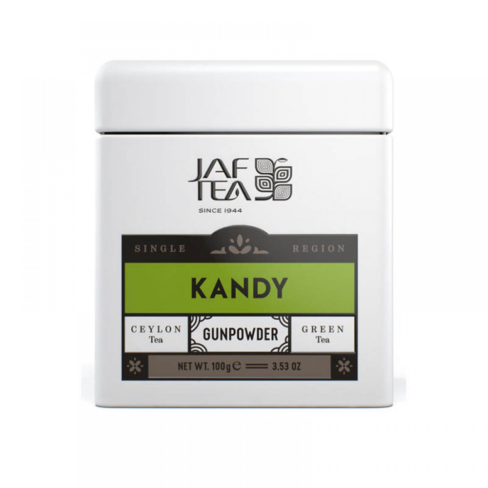 Чай "JAF" Single Region Kandy зелений Gunpowder, 100 г з/б