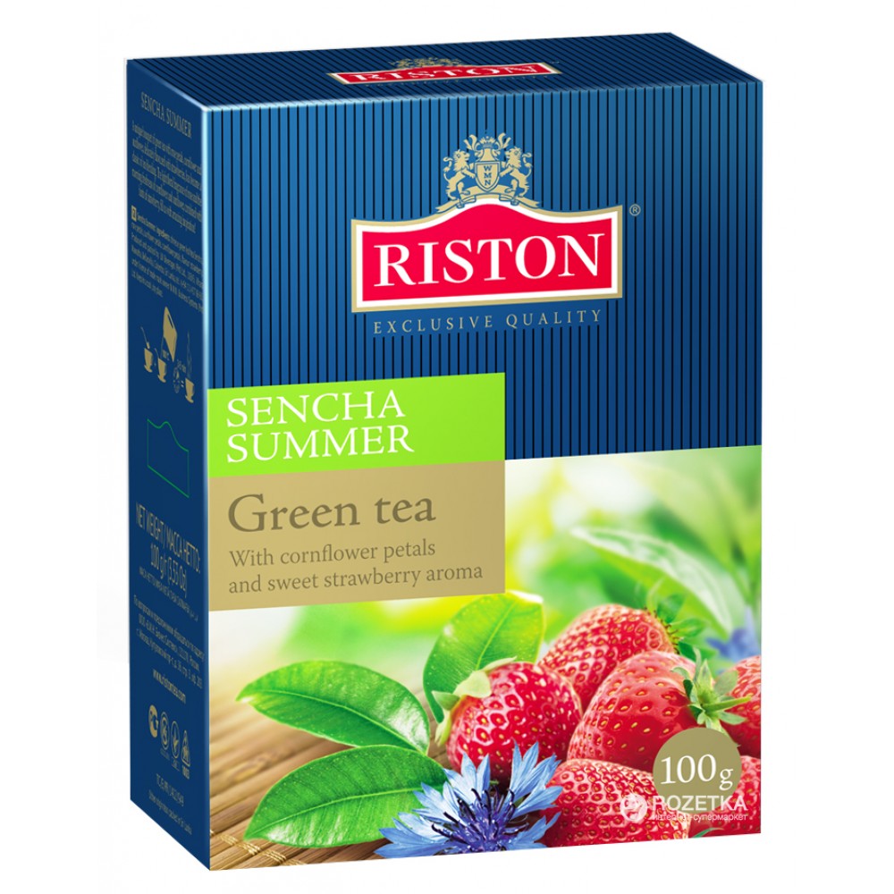 Чай розсипний Riston Sencha Summer Зелений Листовий 100 грам
