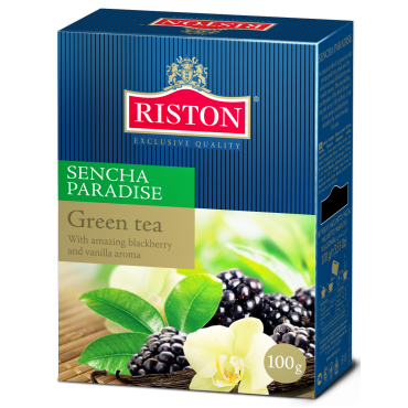Чай Riston Зеленый чай SENCHA PARADISE Зеленый Листовой 100 грамм