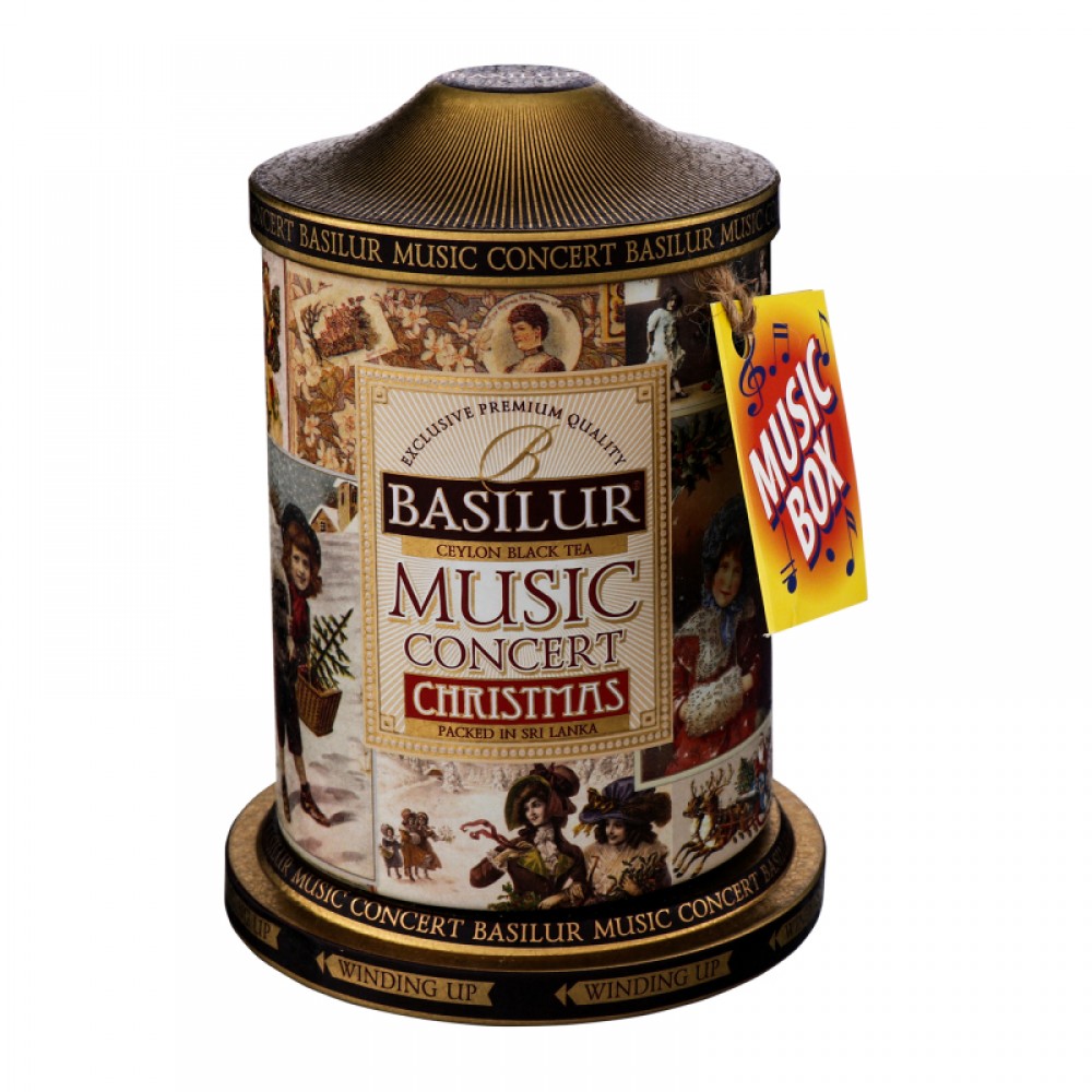 Чай "Basilur" Музична Скринька "Різдво", 100 г  з/б