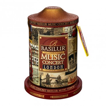 Чай "Basilur" Музыкальная Шкатулка "Лондон", 100 г ж/б