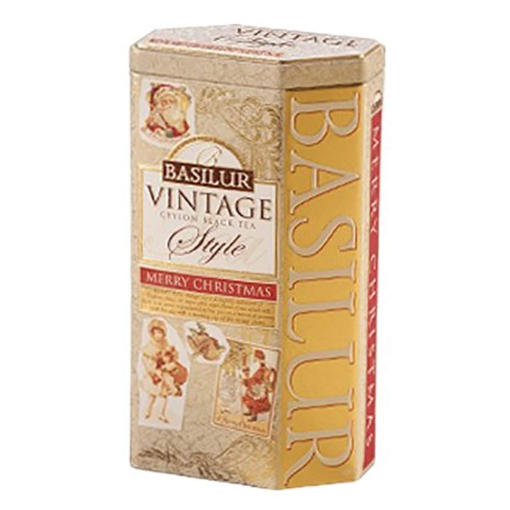 Чай "Basilur" Винтаж "Счастливое рождество" 100 г ж/б