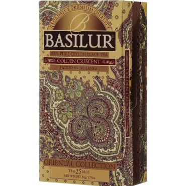 Чай черный Basilur Golden Crescent 25 пакетов