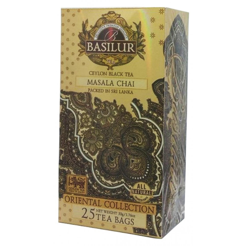 Чай черный Basilur Masala Chai 25 пакетов