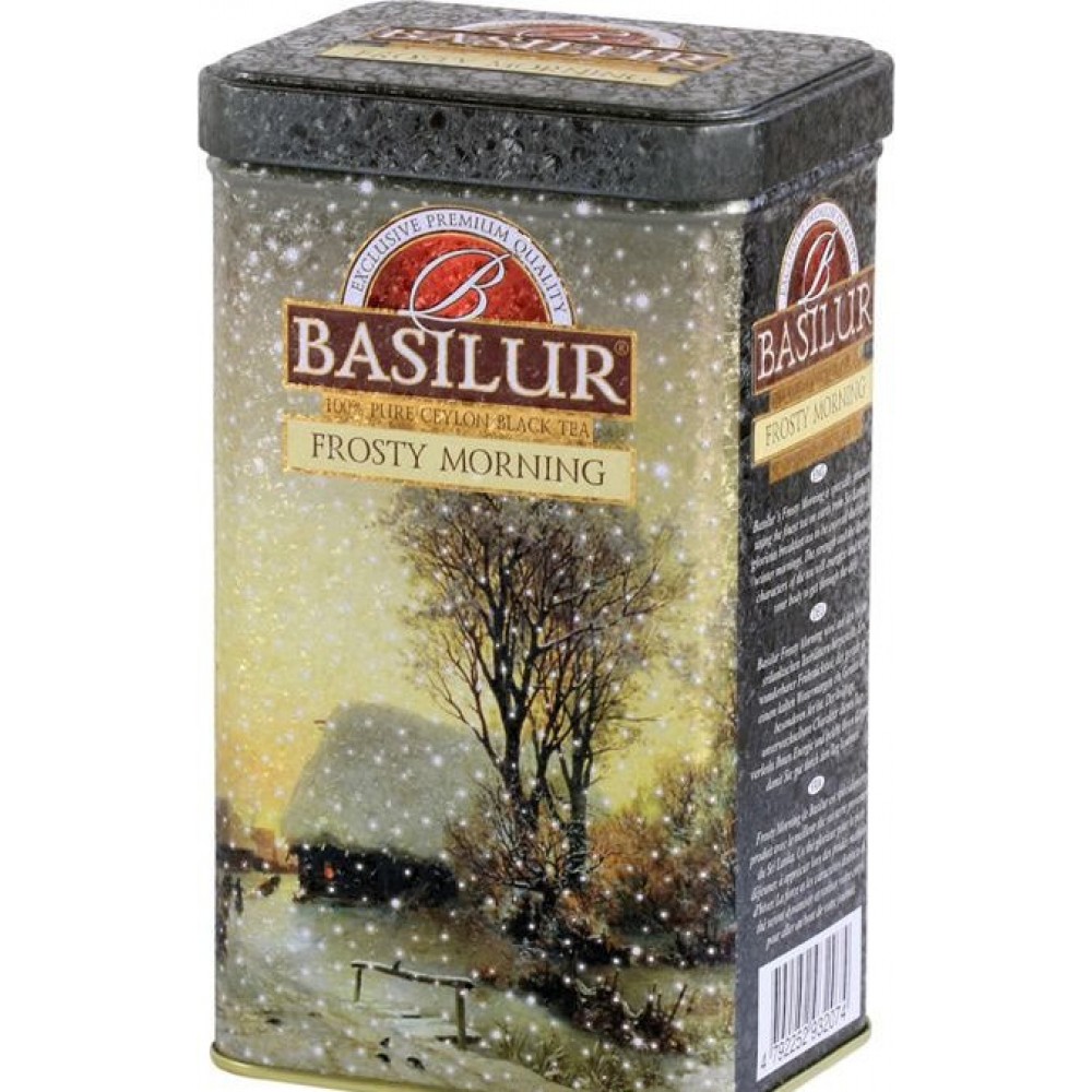 Чай черный Basilur Морозное Утро 100 грамм в металлической банке