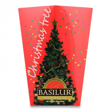 Чай "Basilur" "Christmas Tree" (красная), 85 г