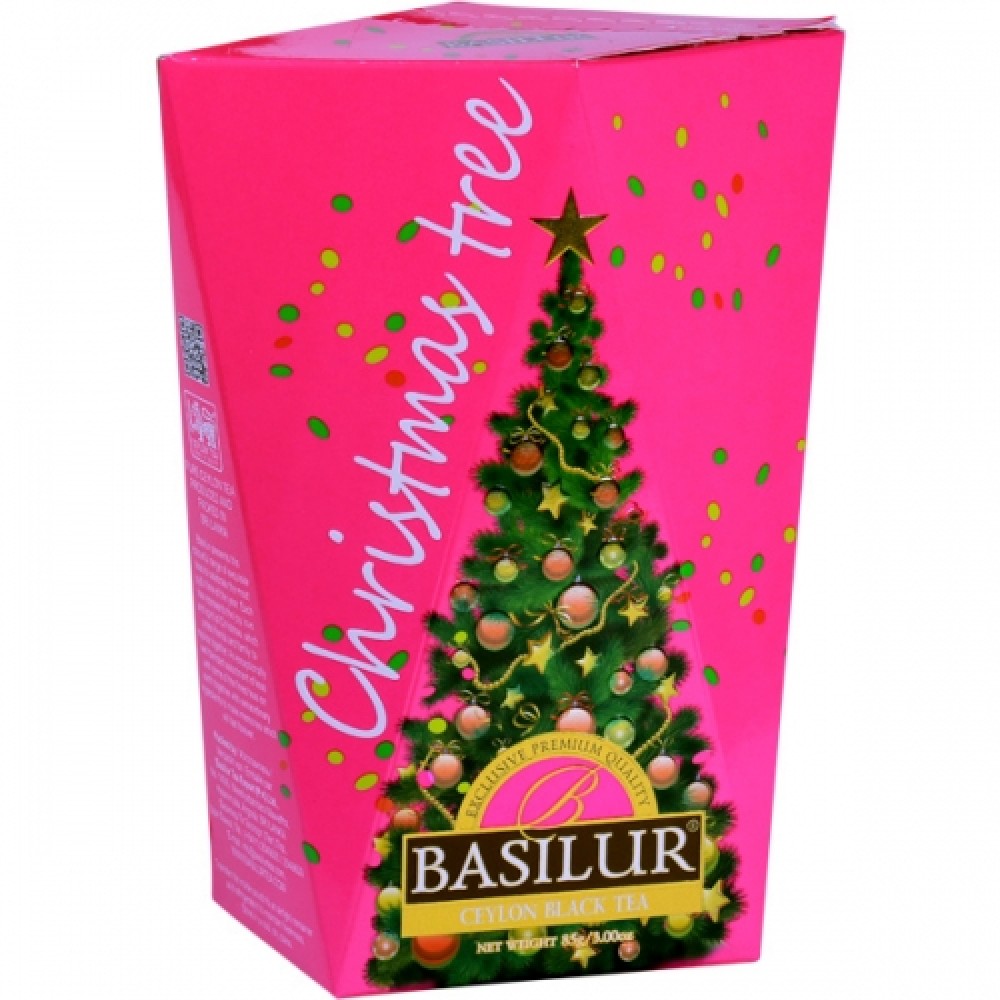 Чай "Basilur" "Christmas Tree" (фиолетовая), 85 г