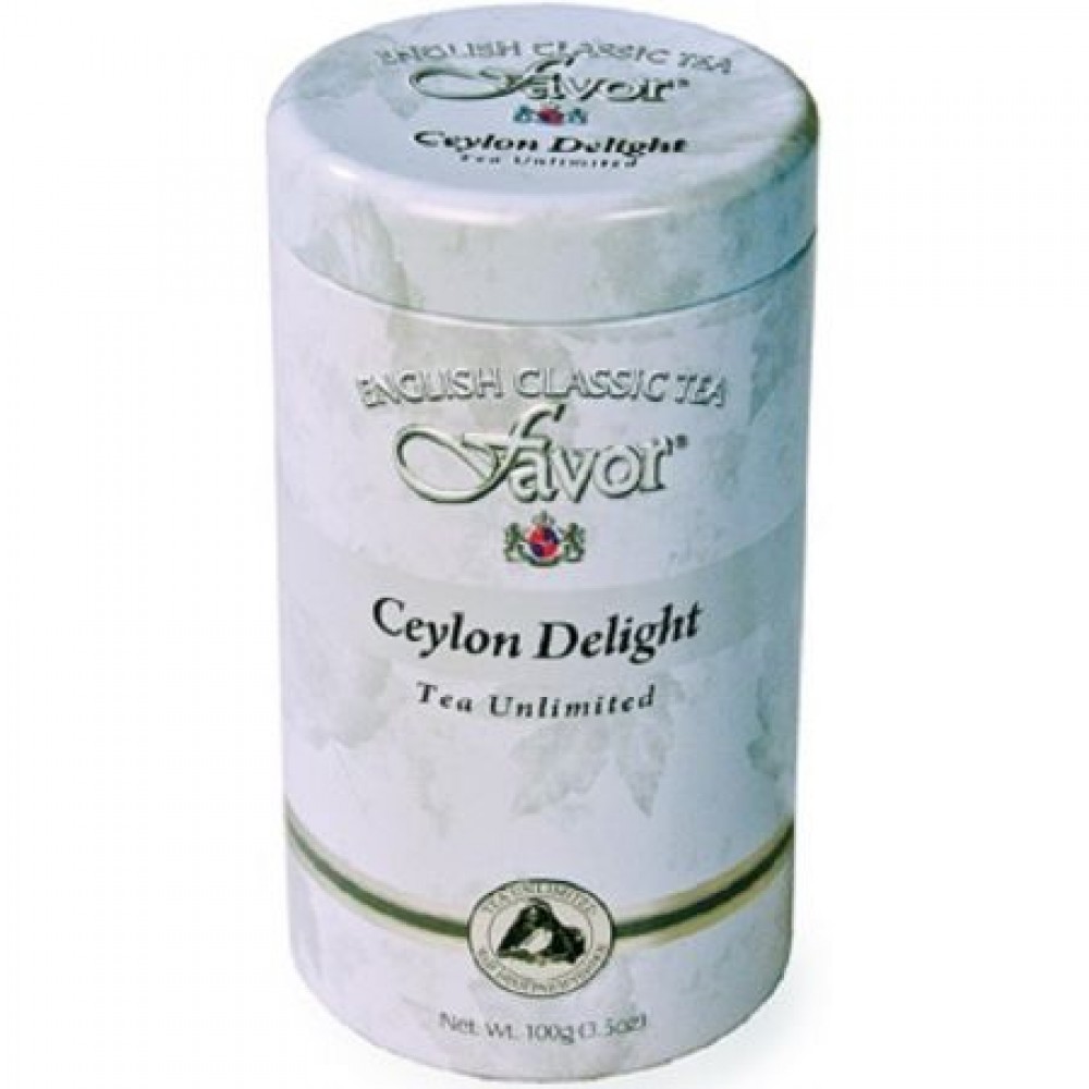 Чай "Favor" Ceylon Delight, 100 г  ж/б