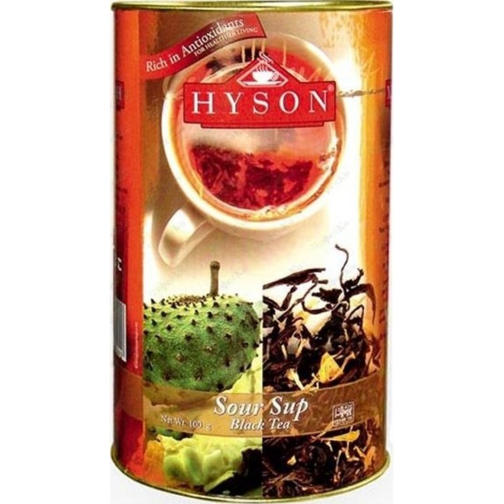 Чай "Hyson" черный саусеп 100г ж/б