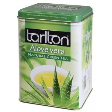 Чай "Tarlton" зеленый "Aloe Vera", 250 г ж/б