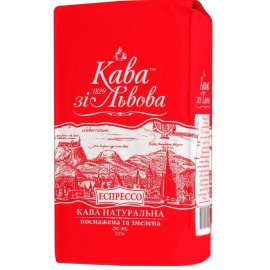 Кофе "Кофе из Львова" Эспрессо, 225 г молотый