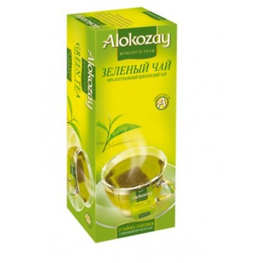 Чай  "Alokozay" зелений 25ф/п