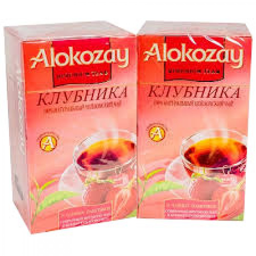 Чай "Alokozay" Клубника 25 ф/п