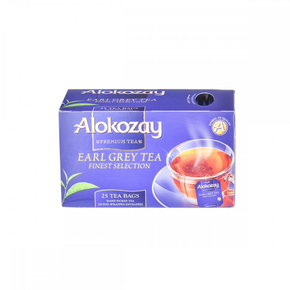 Чай "Alokozay" черный Эрл Грей, 25 ф/п