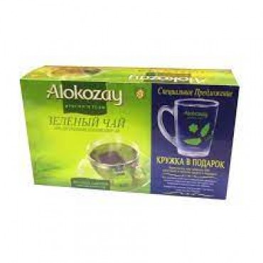 Чай "Alokozay" зеленый, 100 ф/п