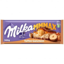 Шоколад MILKA Max Toffee Whole Nuts Ирис Фундук 300 грамм