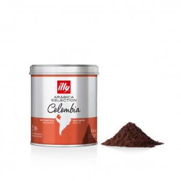 Кофе молотый Illy Арабика Колумбия Железная банка 125 грамм