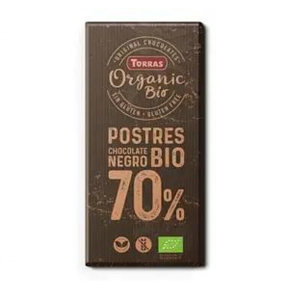 Шоколад Torras Postres Dark 70% без глютену 300 грам