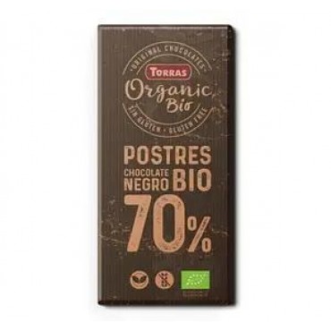 Шоколад Torras Postres Dark 70% без глютену 300 грам