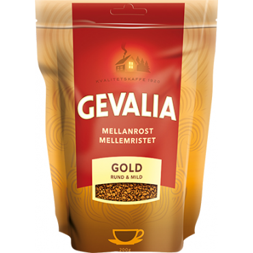 Кава Gevalia Gold розчинна 200 грам економ упаковка