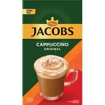 Кава "Jacobs" Monarch cappuccino original 8 стіків по 11,6 грам