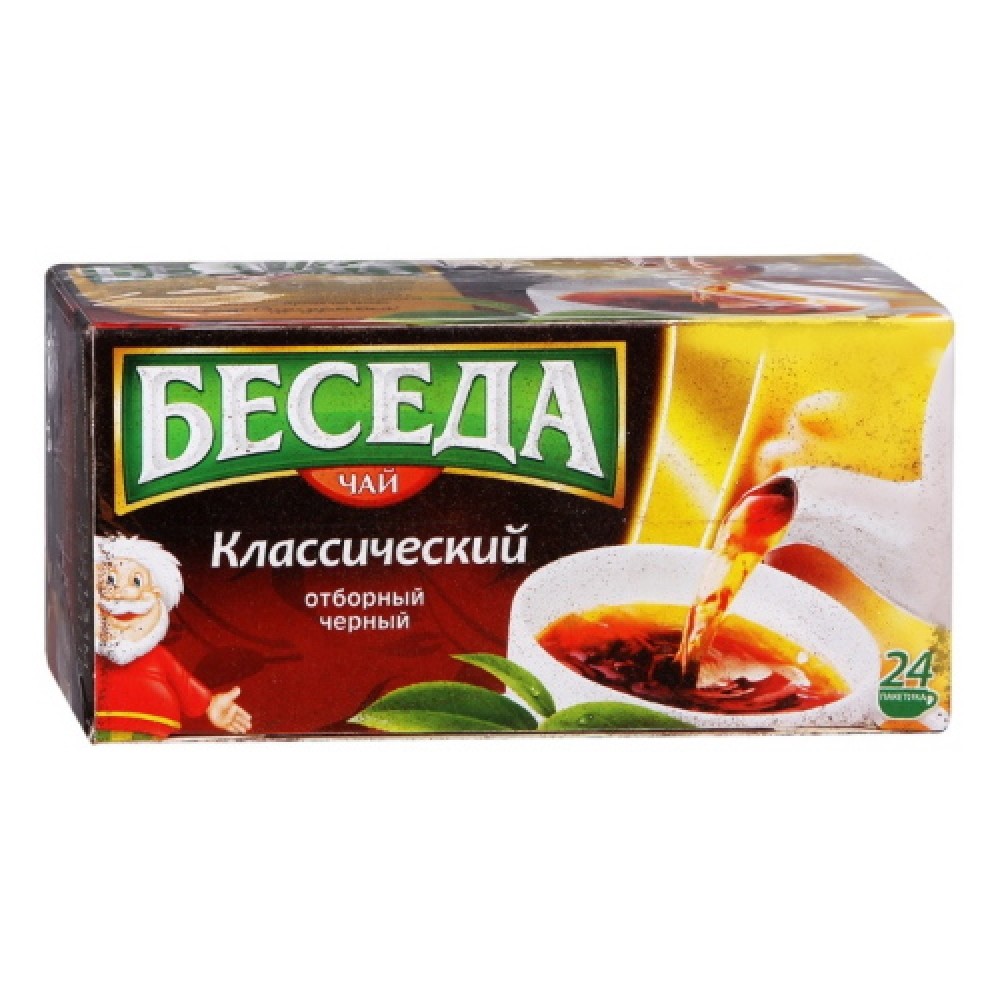 Чай "Бесіда" чорний, 24 пакета