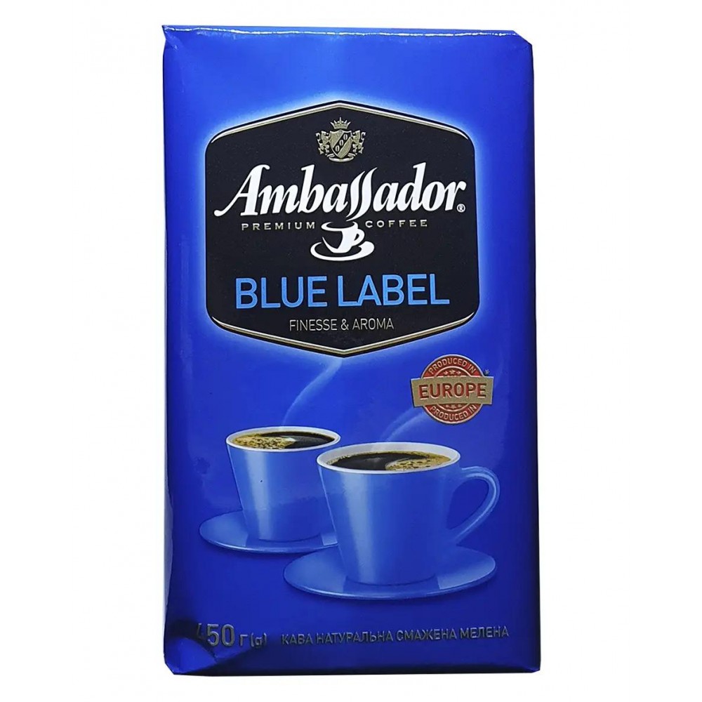 Кофе "Ambassador" Blue Label молотый 450г