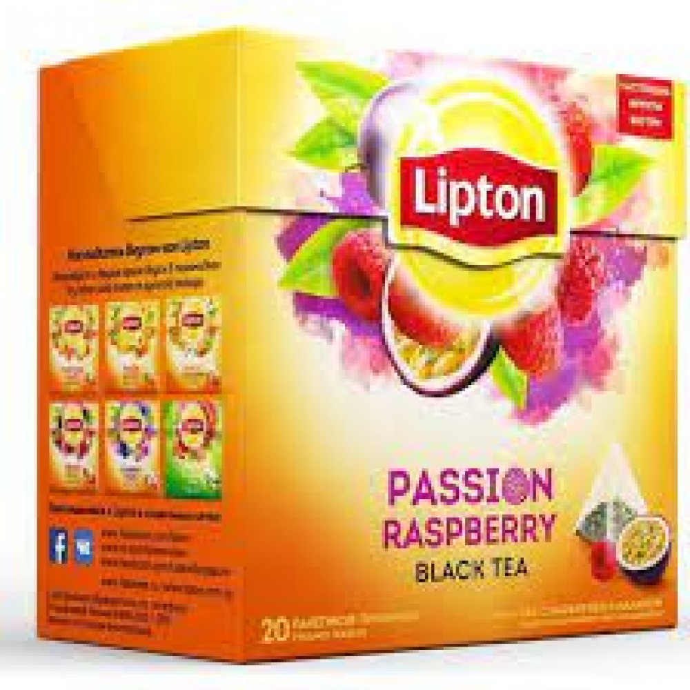 Чай "Lipton" Raspberry Passion, 20 пірамідок