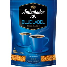 Кофе Растворимый Ambassador Blue Label 120 грамм м/у