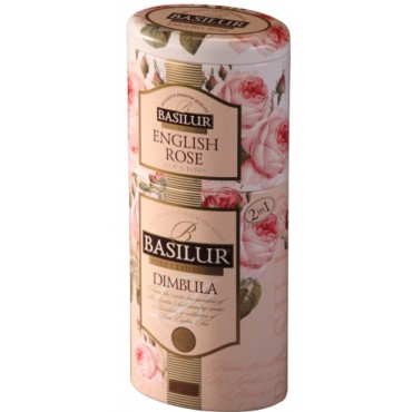 Чай "Basilur" "Цветы и Фрукты" Димбула - Англ. Роза, 125г ж/б